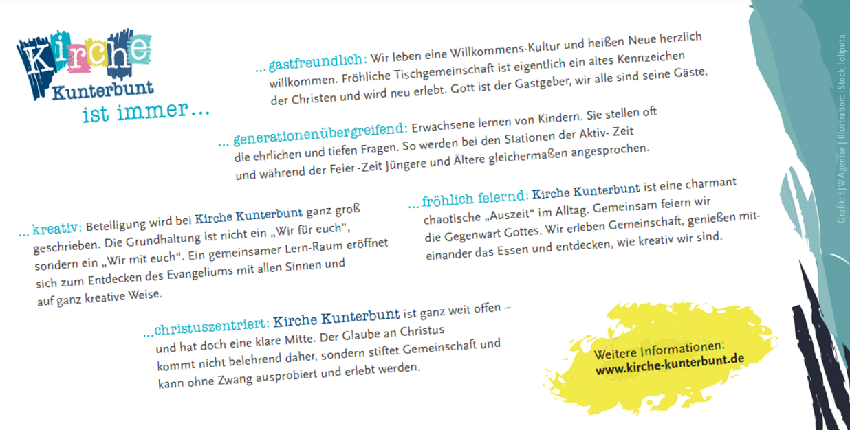 Grundwerte Kirche Kunterbunt